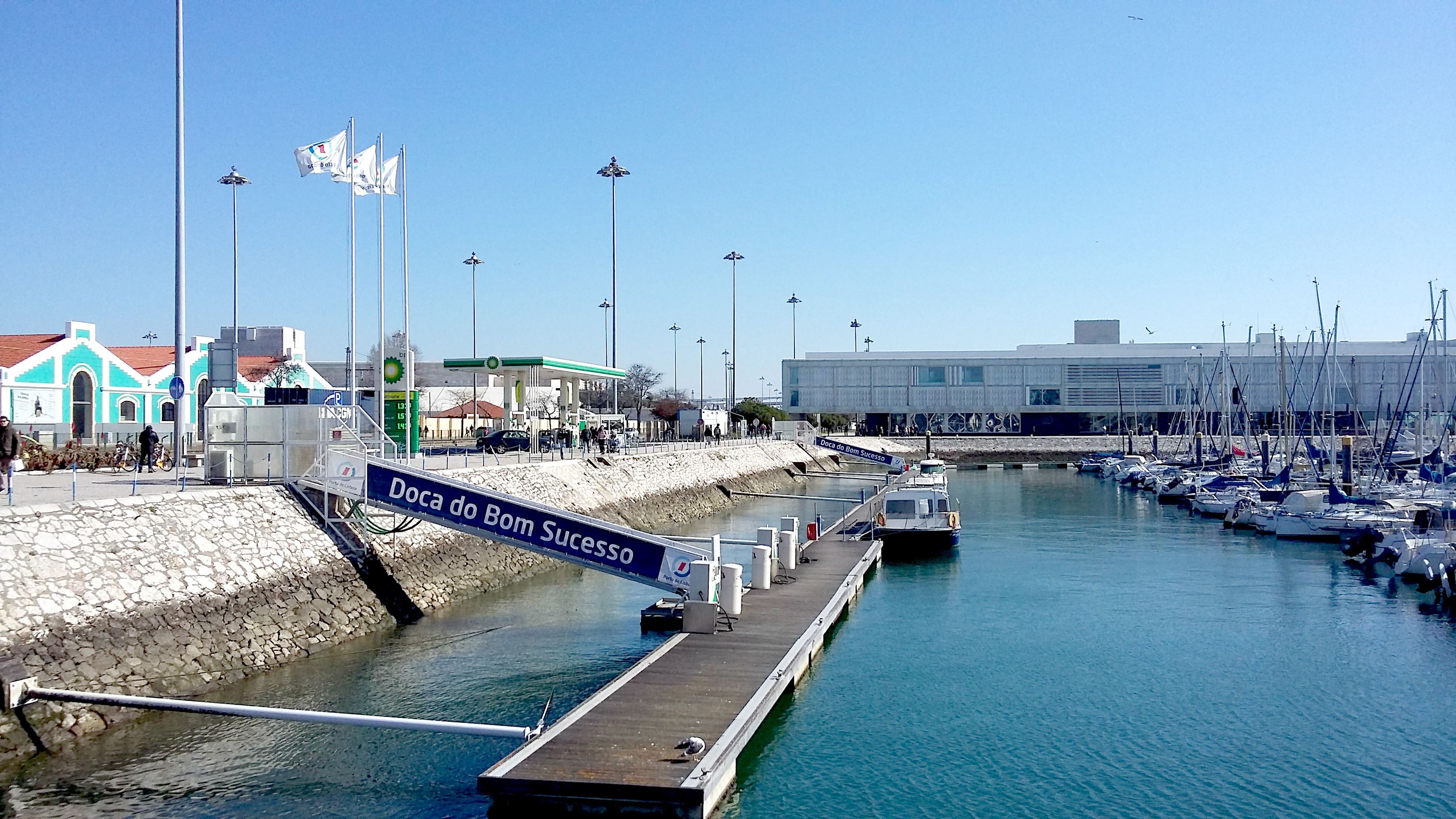 Imagem da doca do Bom Sucesso